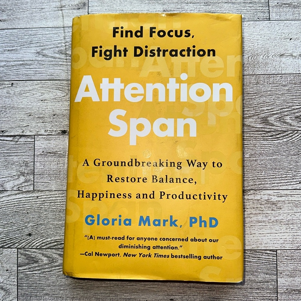 ATTENTION SPAN BOOK BY GLORIA MARK
